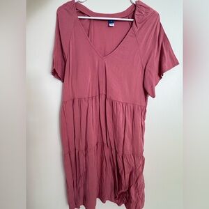 Old Navy Mauve V-Neck Tunic
